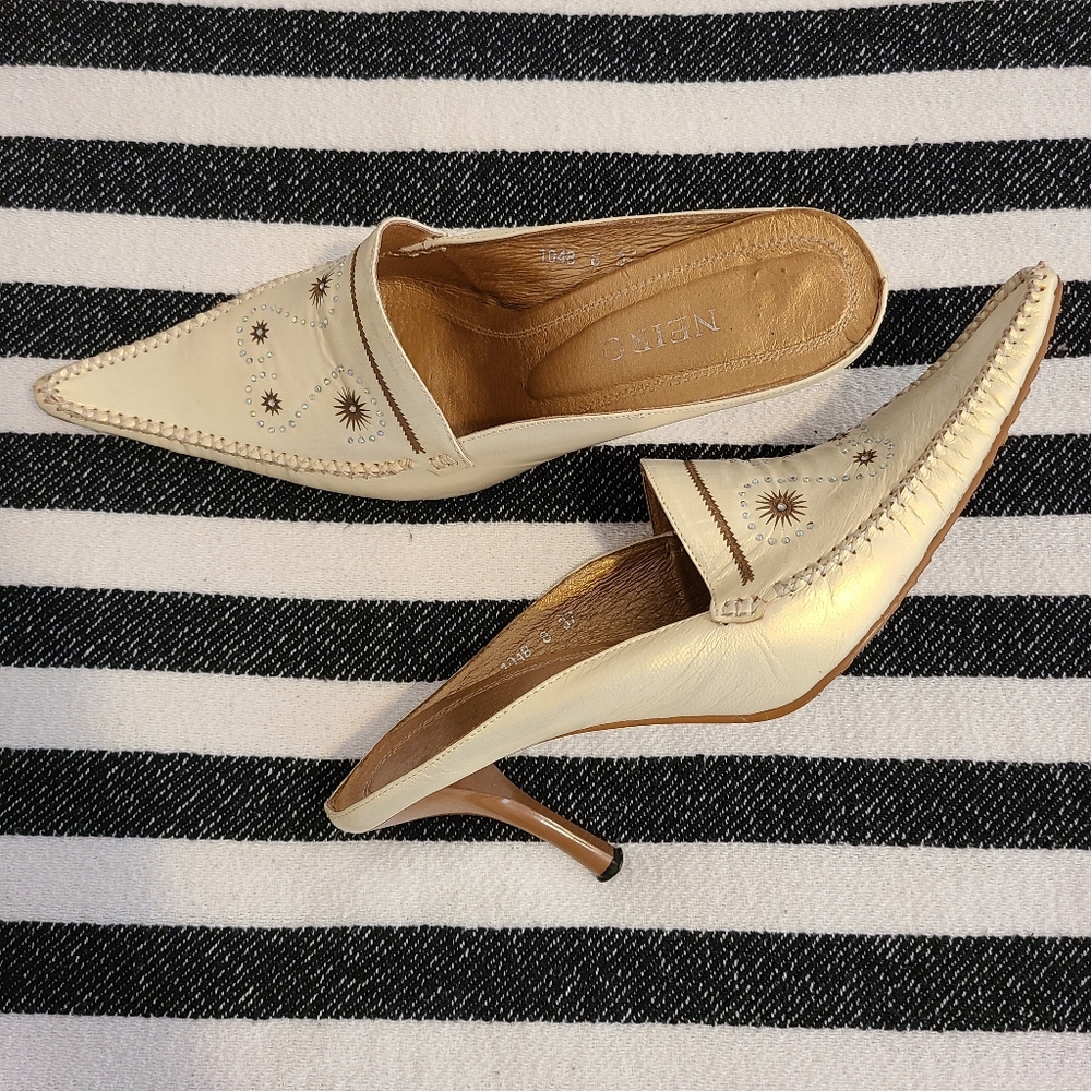 Kitten Heel Mules from Europe! - 37